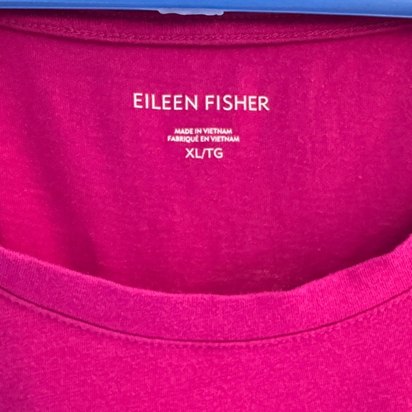 Eileen Fisher Women's Magenta Top XL - Picture 2 of 4